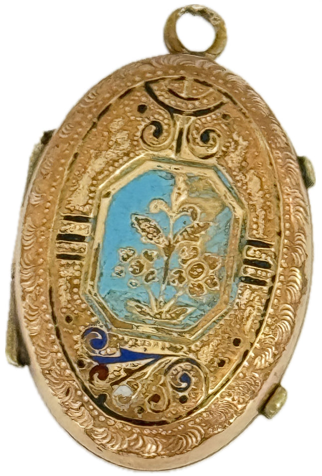 Taille d’epargne Oval Locket