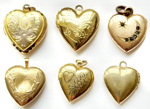 Assorted Heart Lockets - Small