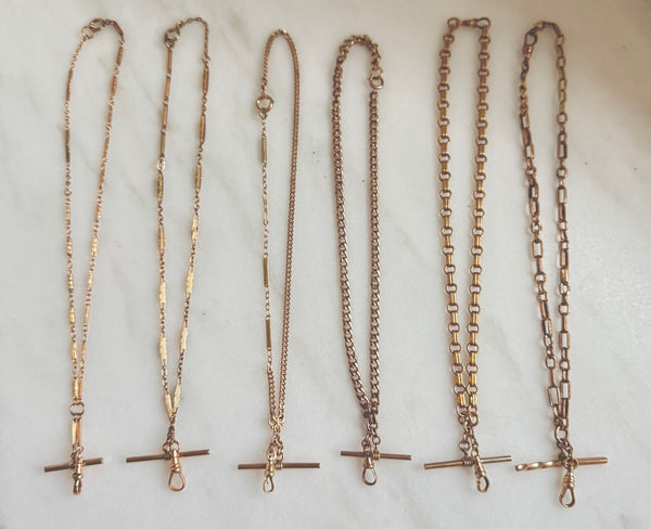 Vintage Watch Chain Necklaces