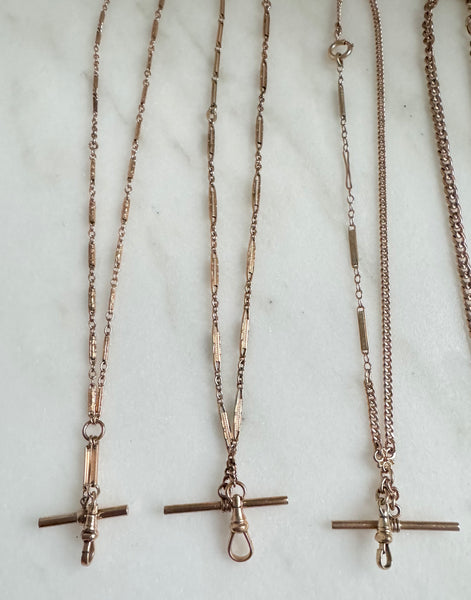 Vintage Watch Chain Necklaces