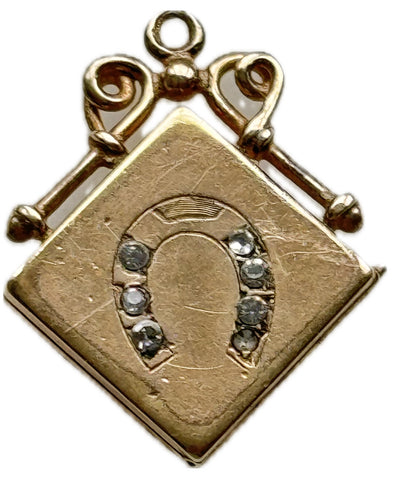 Square Horseshoe Locket