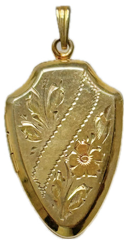 Oblong Crest Locket