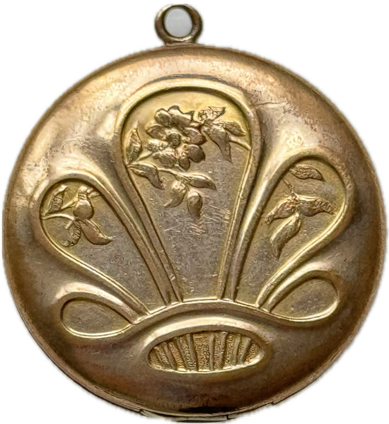 Round  Floral Locket