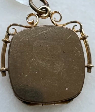 Square Locket with Crest