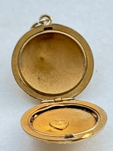 Round Floral Locket