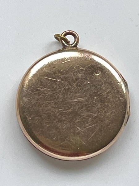 Ruby and Pearl Horseshoe Locket