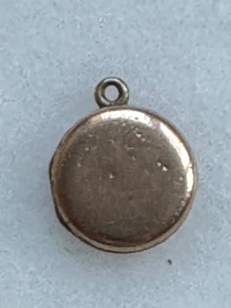 Tiny Horseshoe Round Locket