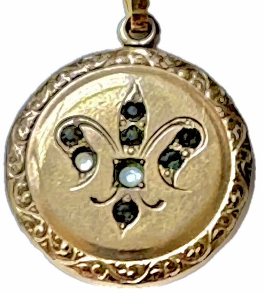 Fleur de Lis Locket