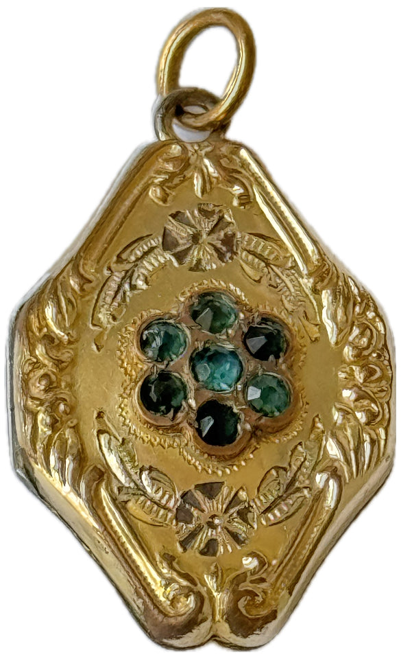 Stone Encrusted Oval Locket