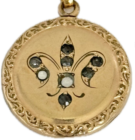 Fleur de Lis Locket