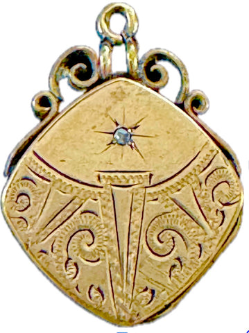 Square Locket with Star