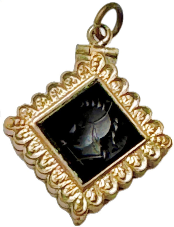 Square Locket with Intaglio