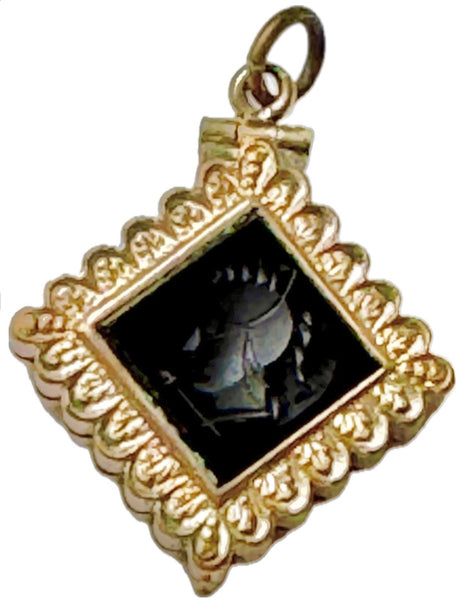 Square Locket with Intaglio