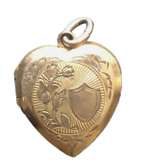 Heart Locket with crest