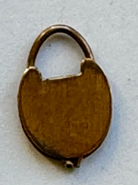 Tiny Victorian Lock Pendant